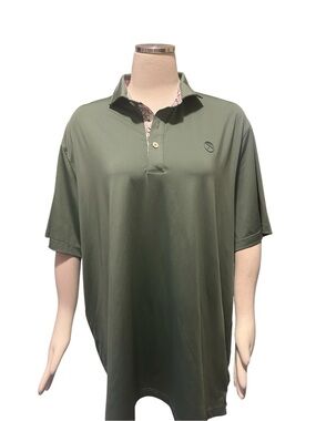 Arnold Palmer/ Puma collab Olive Green Polo Shirt